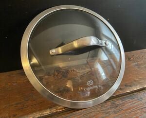 CALPHALON 9" Stainless Steel/Glass Lid